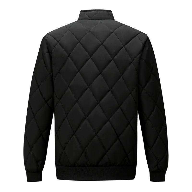 Men's Stand Collar Trendy Warm-keeping Cotton-padded Jacket