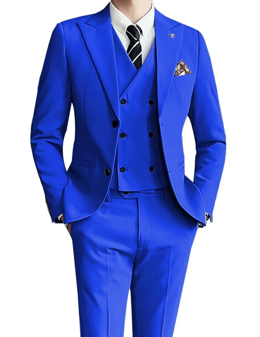 Men's Three-Piece Suit Assorted Colors