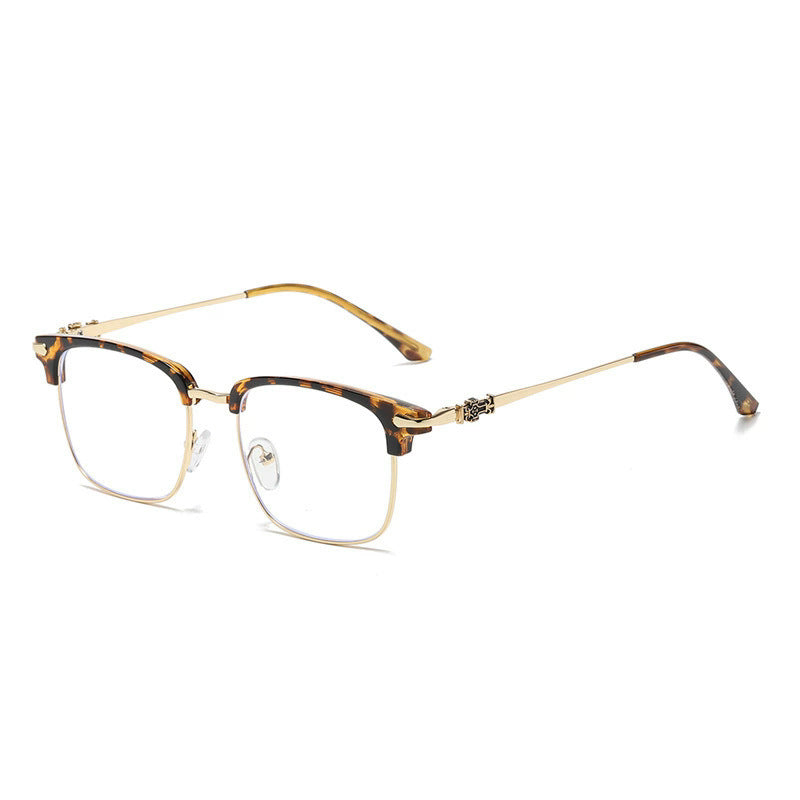 Men's Retro Plate Myopia Glasses