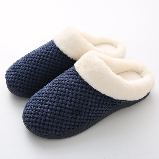 Mem's Indoor Warm High Elasticity Sponge Slippers