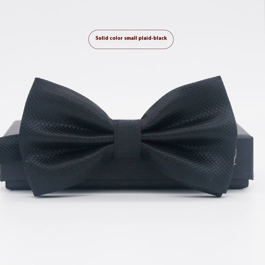 Men's Solid Color Bow Tie
