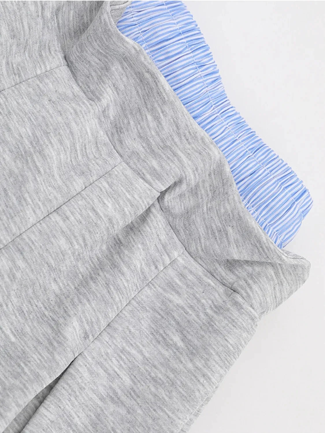 Drawstring Pleated Mini Skirt by Lady Ros