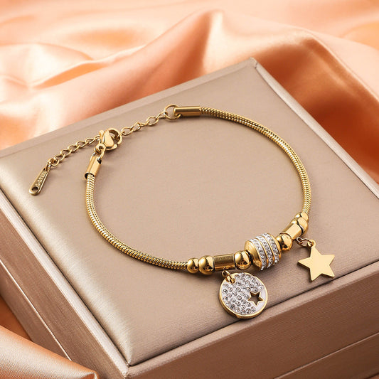 Stainless Steel Bracelet 18K Vacuum Plating