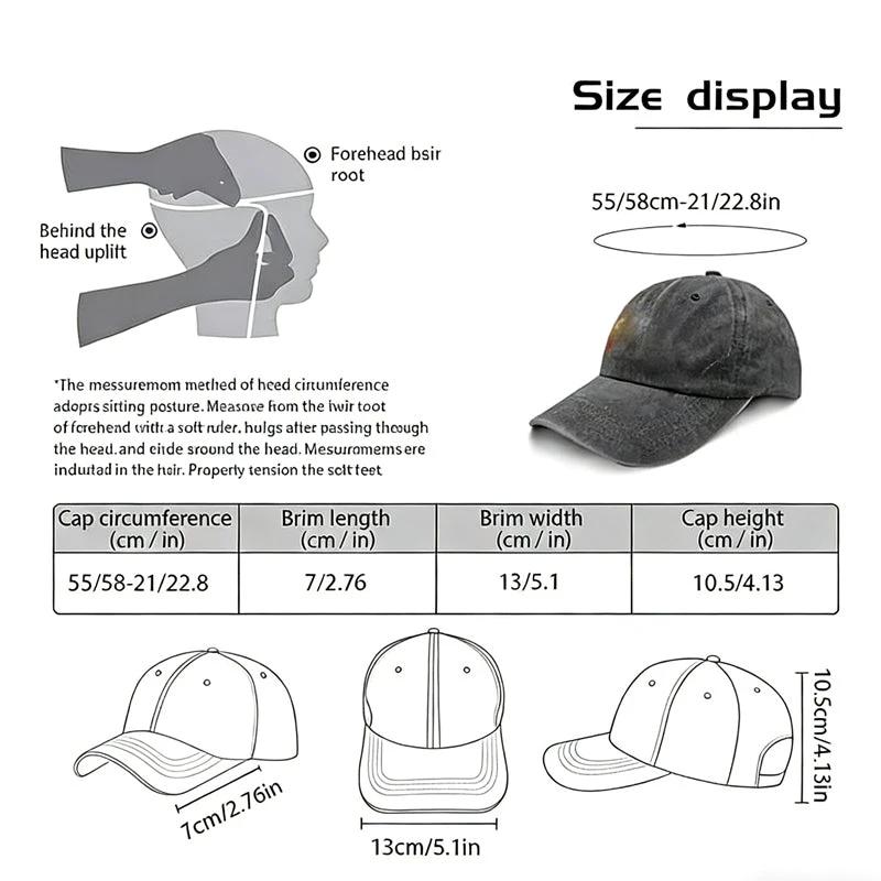 Men's "World's Best Dad" Adjustable Embroidered Baseball Cap by GJG Denim