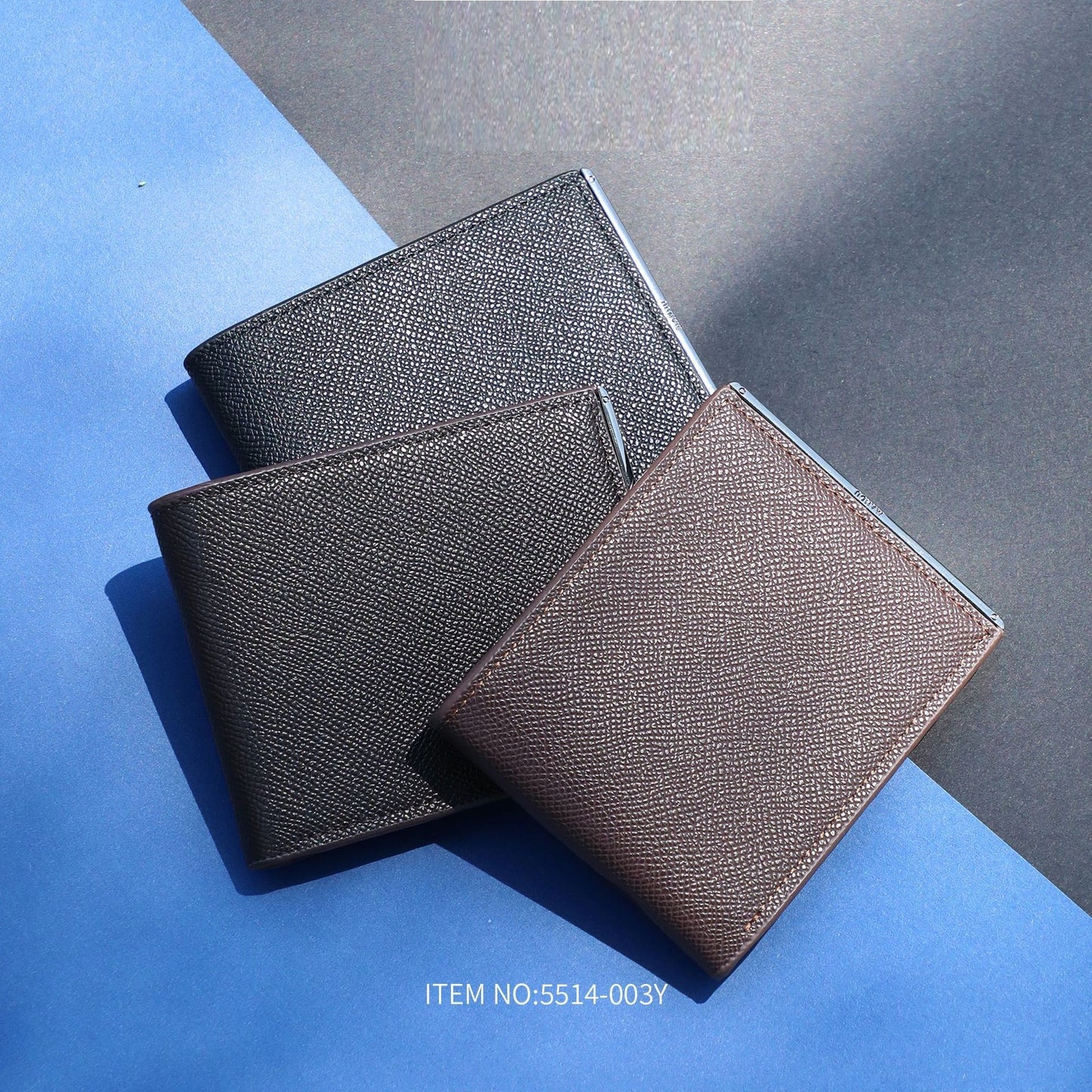 Ultra-thin Premium PU Anti-theft Swiping Large Capacity Multiple Card Slots Men's Wallet