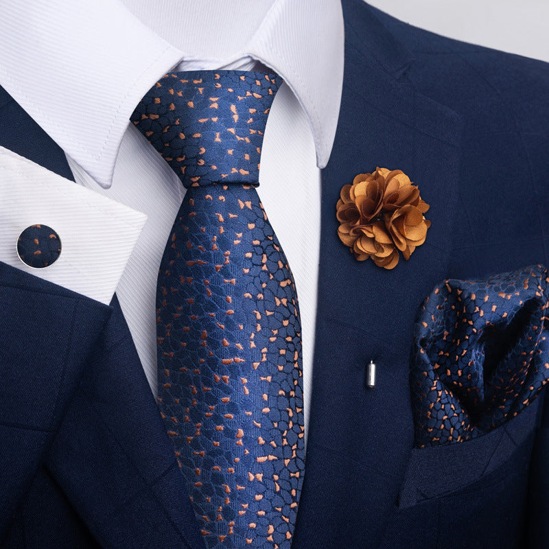 Men's Tie and Pocket Square Combo
