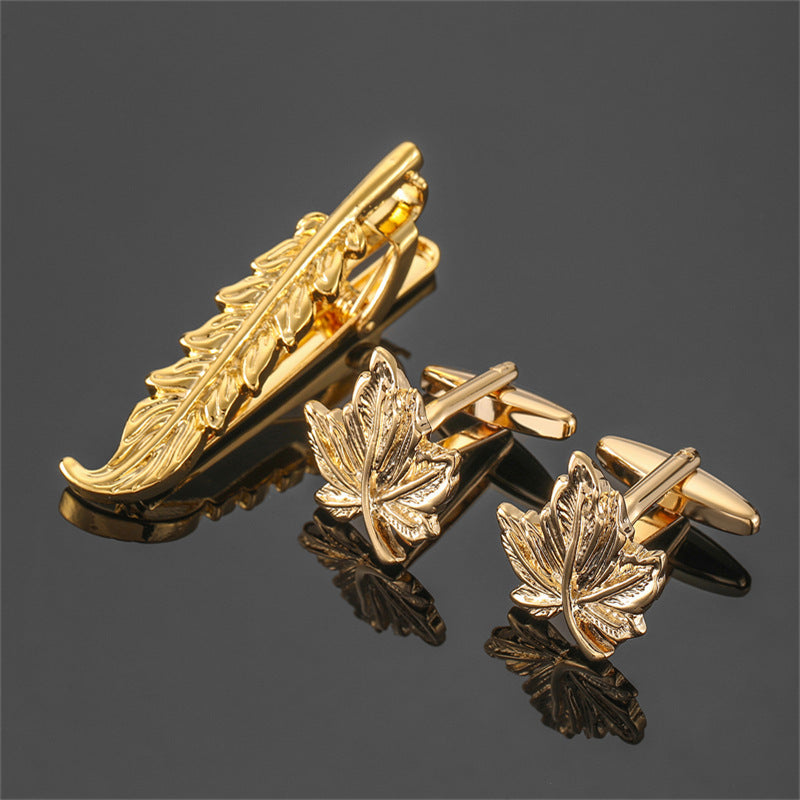 Men's  Tie Clip and Cufflinks Set