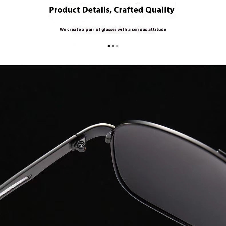 Fashion Personality Color-changing Polarized Sunglasses For Men