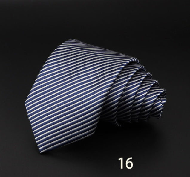 Men's Striped Polyester Fiber Ties