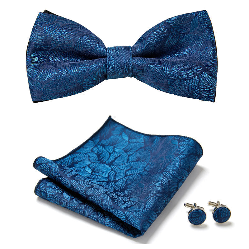 Men's Bow Ties Three Piece Set