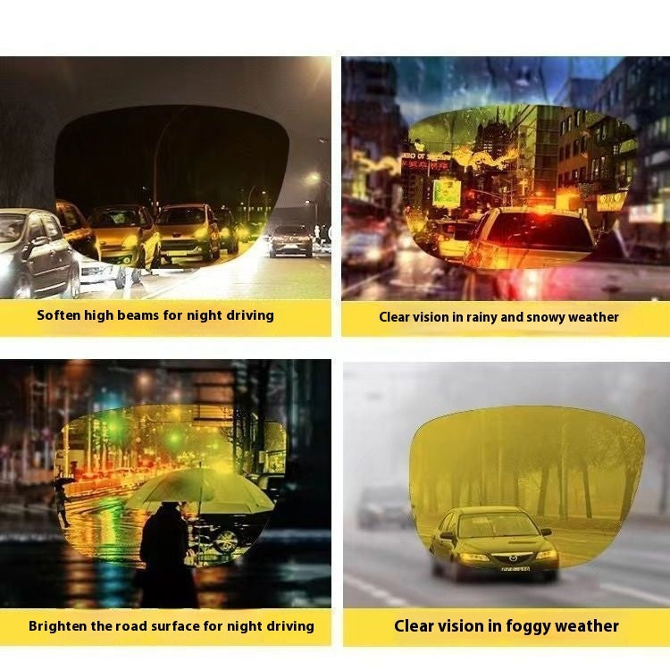 High Beam Night Vision Light Night Anti-glare HD Ultra Light Glasses For Men