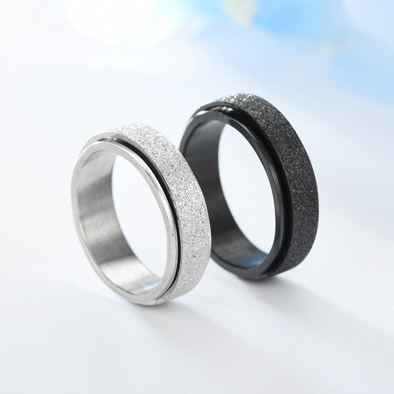 Turnable Anxiety Ring For Men