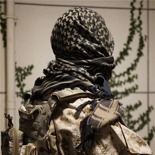 Tactical Pure Cotton Scarf For Men