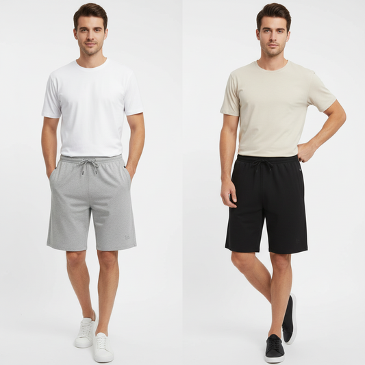 Thin Pure Cotton Casual Shorts For Men