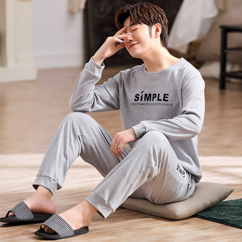 Men's Varions Print Long Sleeve Pajamas