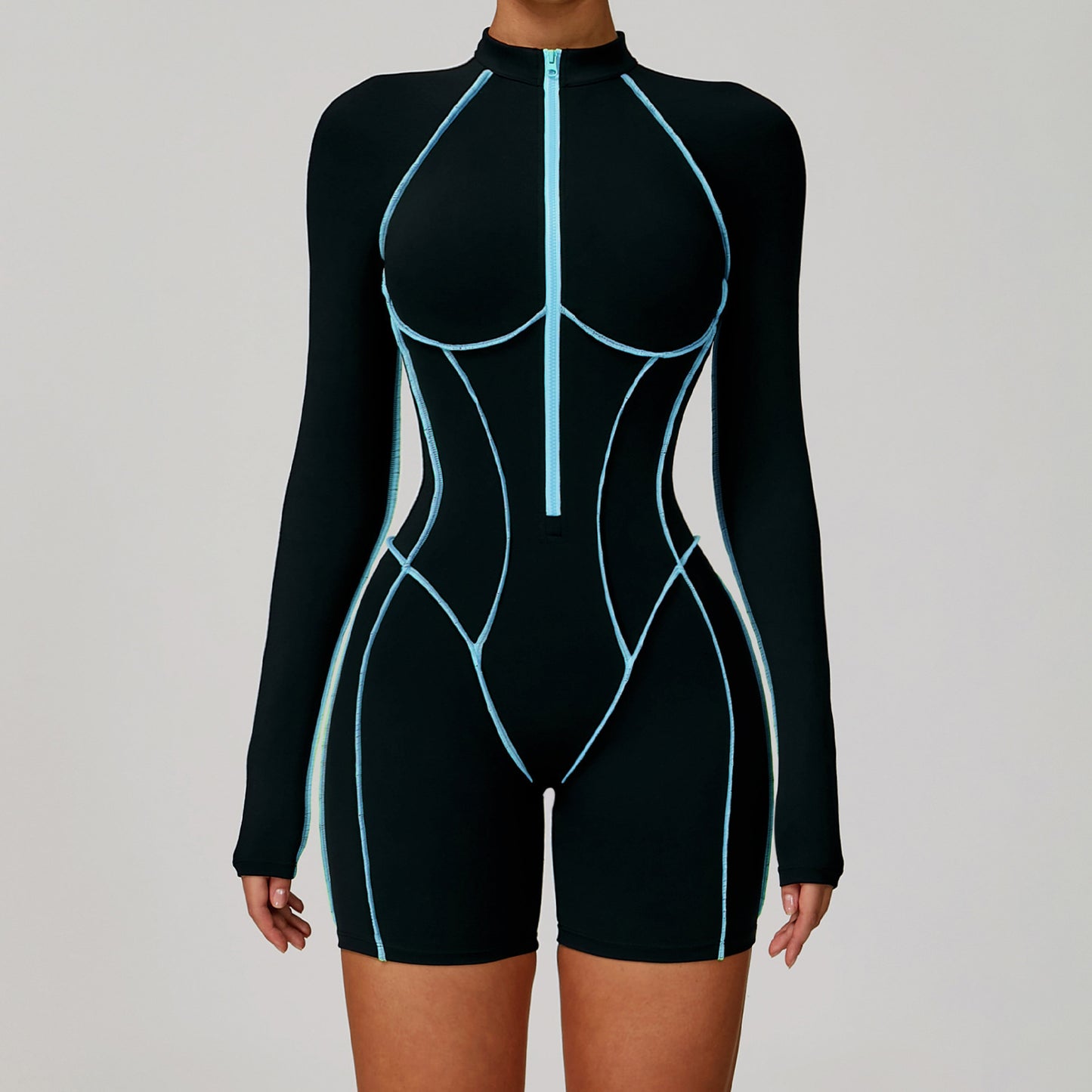 Tight Workout Clothes High-strength Sports Jumpsuit 9318