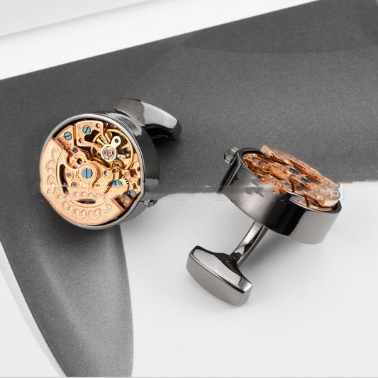 Men's High-end Movement Shirt Cufflinks