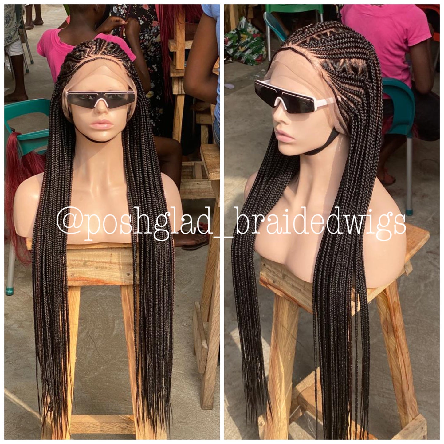 Cornrow Braid Wig - Full Lace - Abimbola