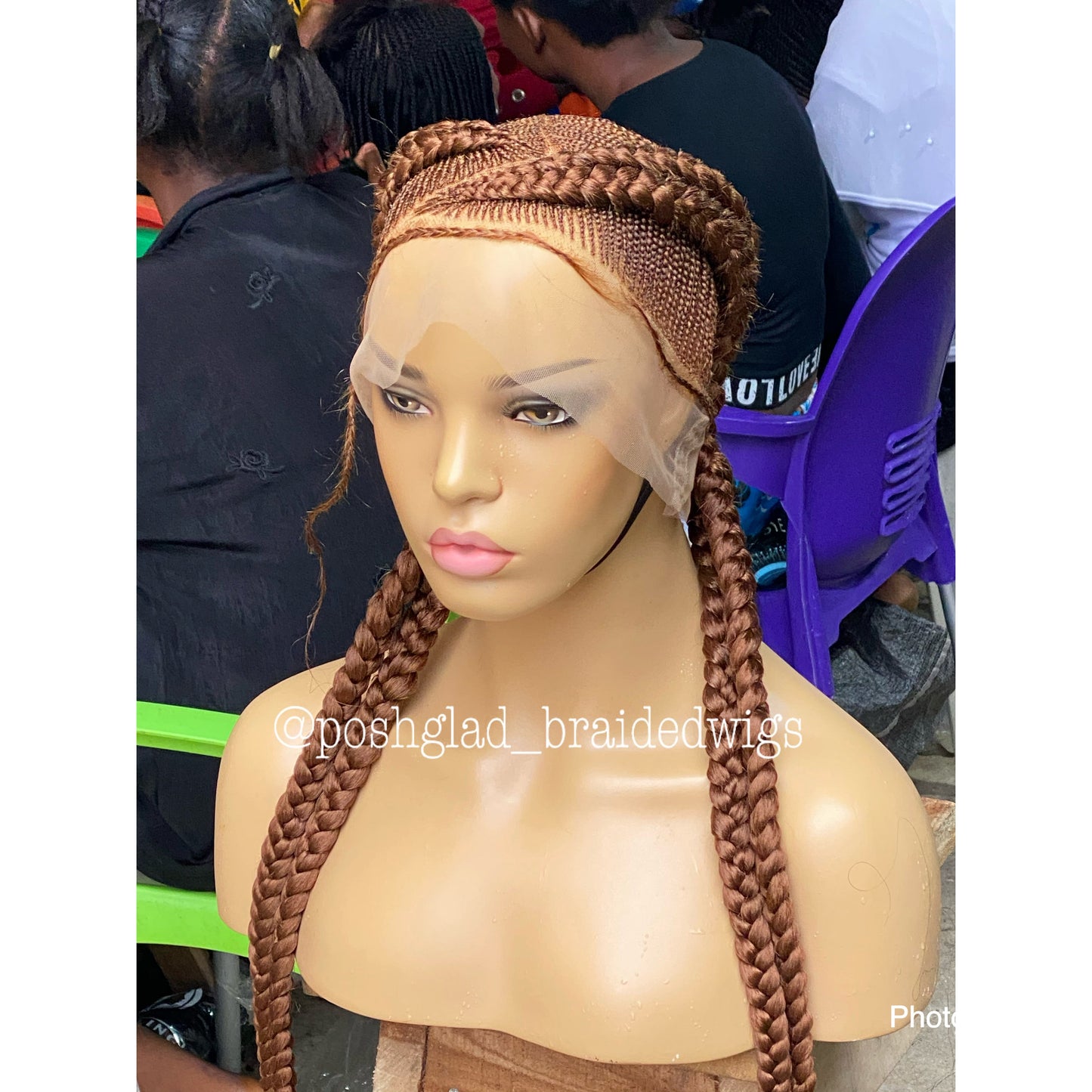 Cornrow Braid Wig - Color 30 Root - Imani