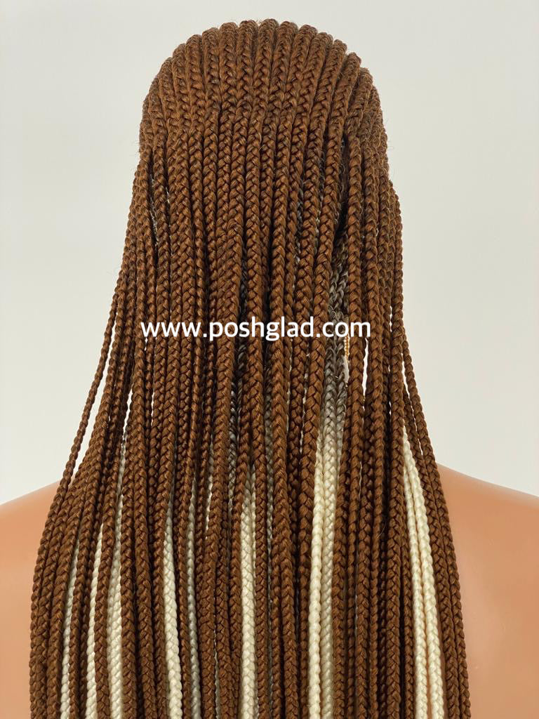 Ready to ship Cornrow Braided wig-Olaoma