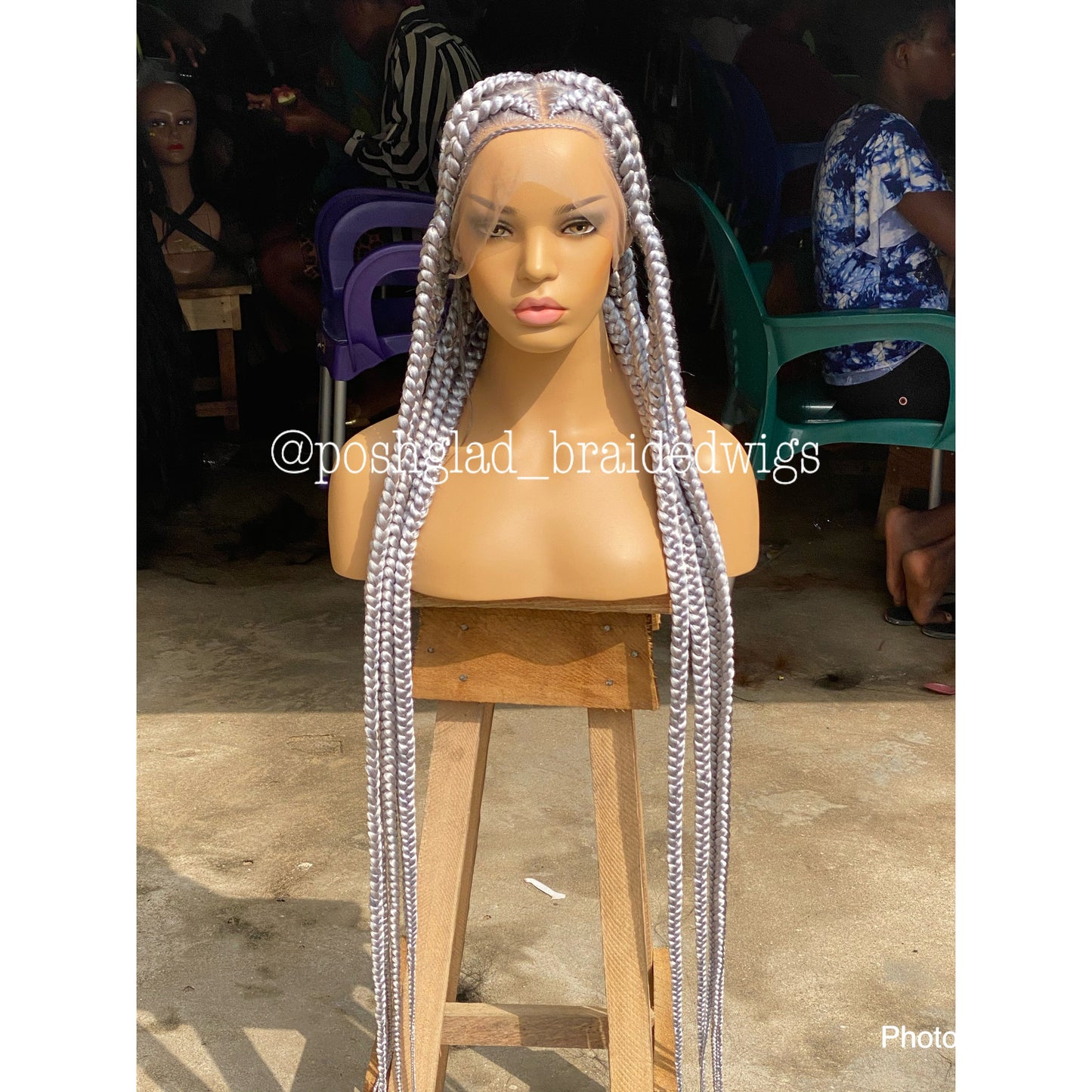 POP SMOKE IN Silver/ ash blonde