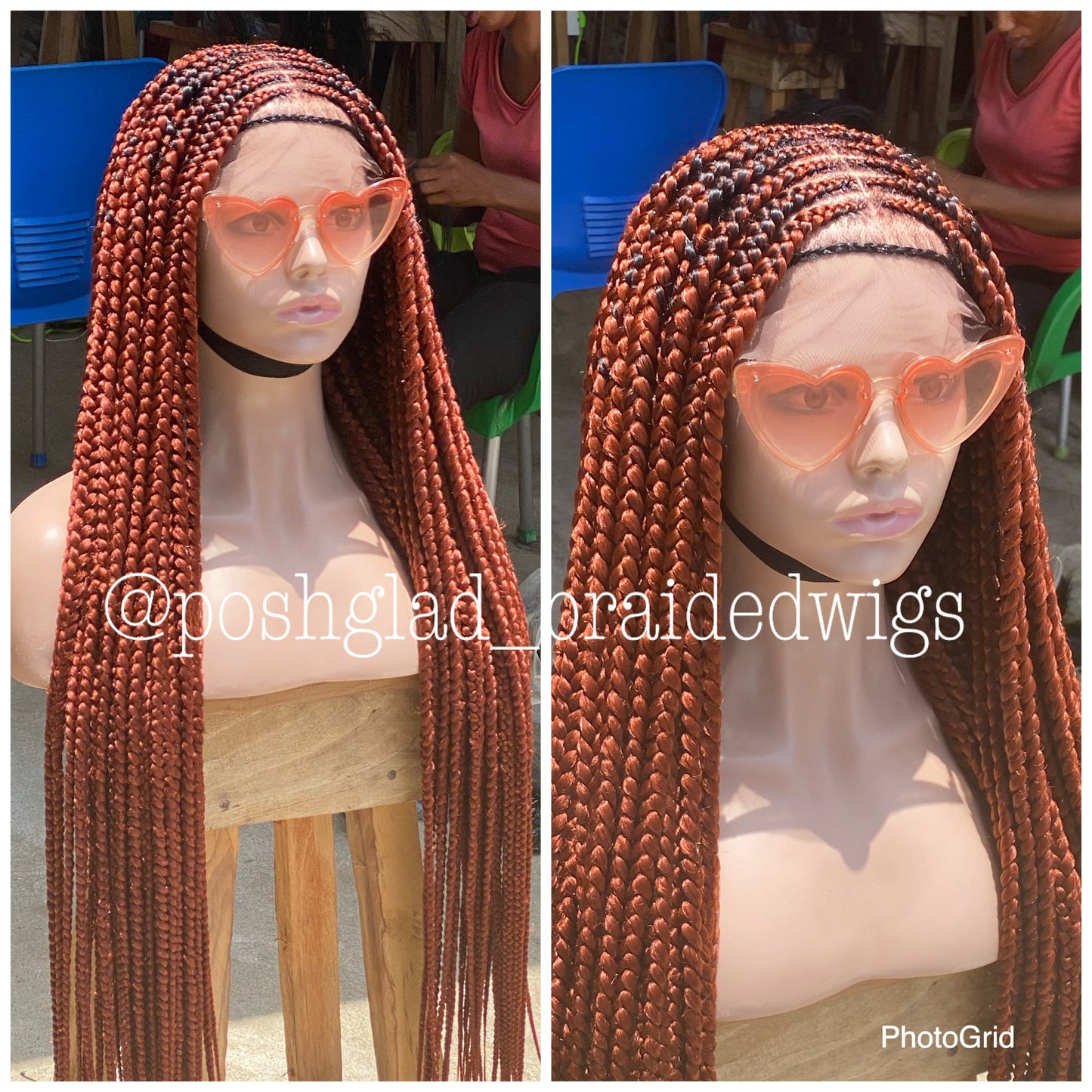 Cornrow Braid Wig - Full Lace - Adenike