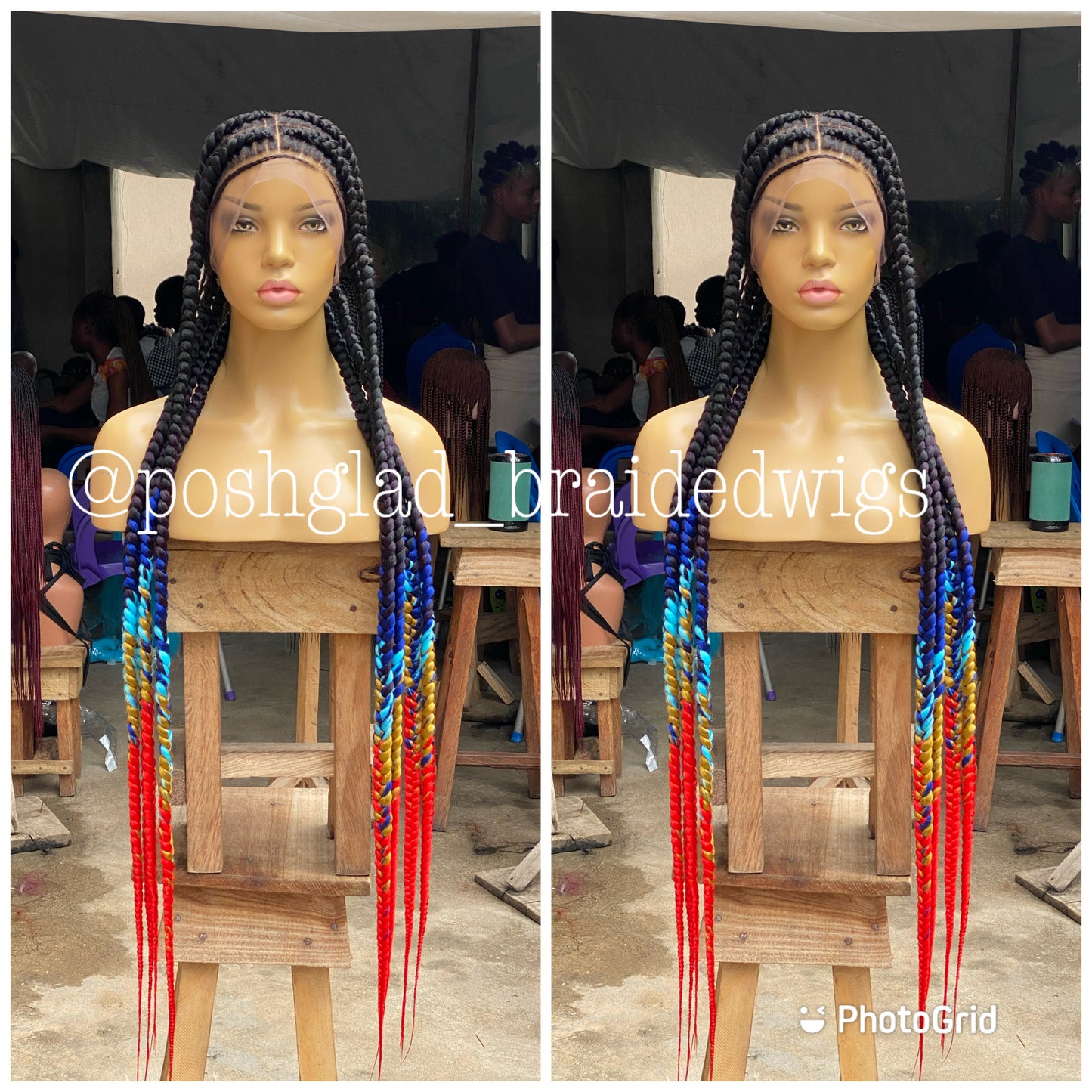 Pop Smoke Wig "Black Ombre" Full Lace - Dora