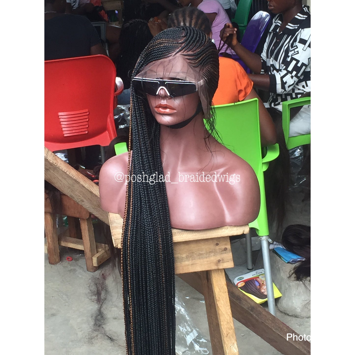 Cornrow Braid Wig - Full Lace - Abiona Lemonade