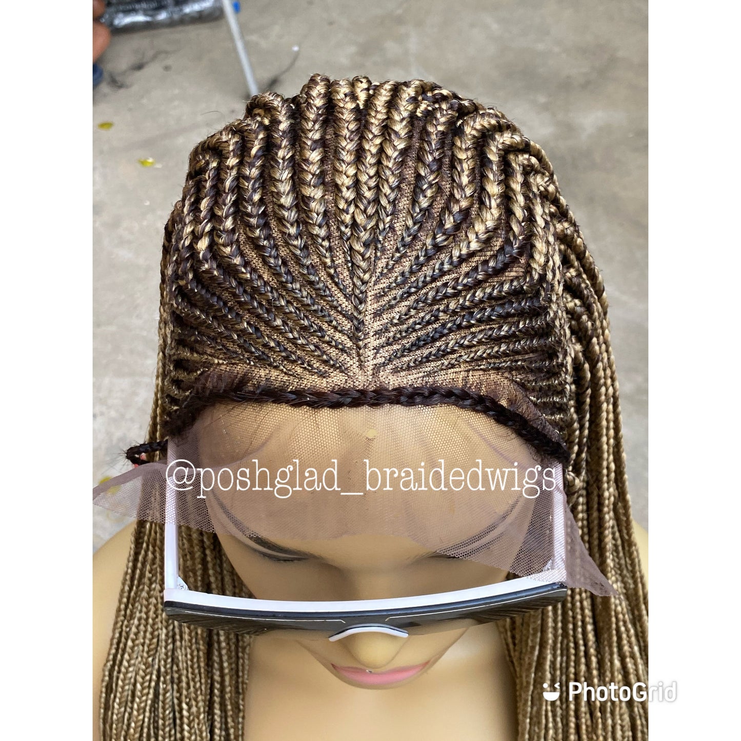 Cornrow Braid Wig - 13x6 Lace Frontal - Bolade
