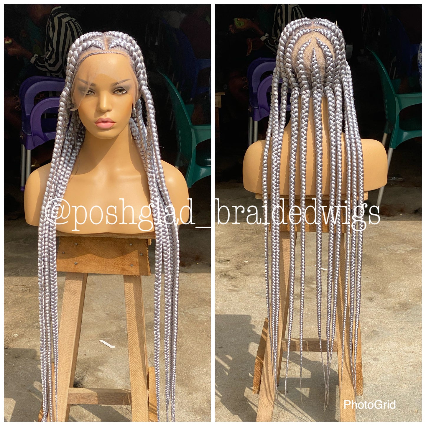 POP SMOKE IN Silver/ ash blonde