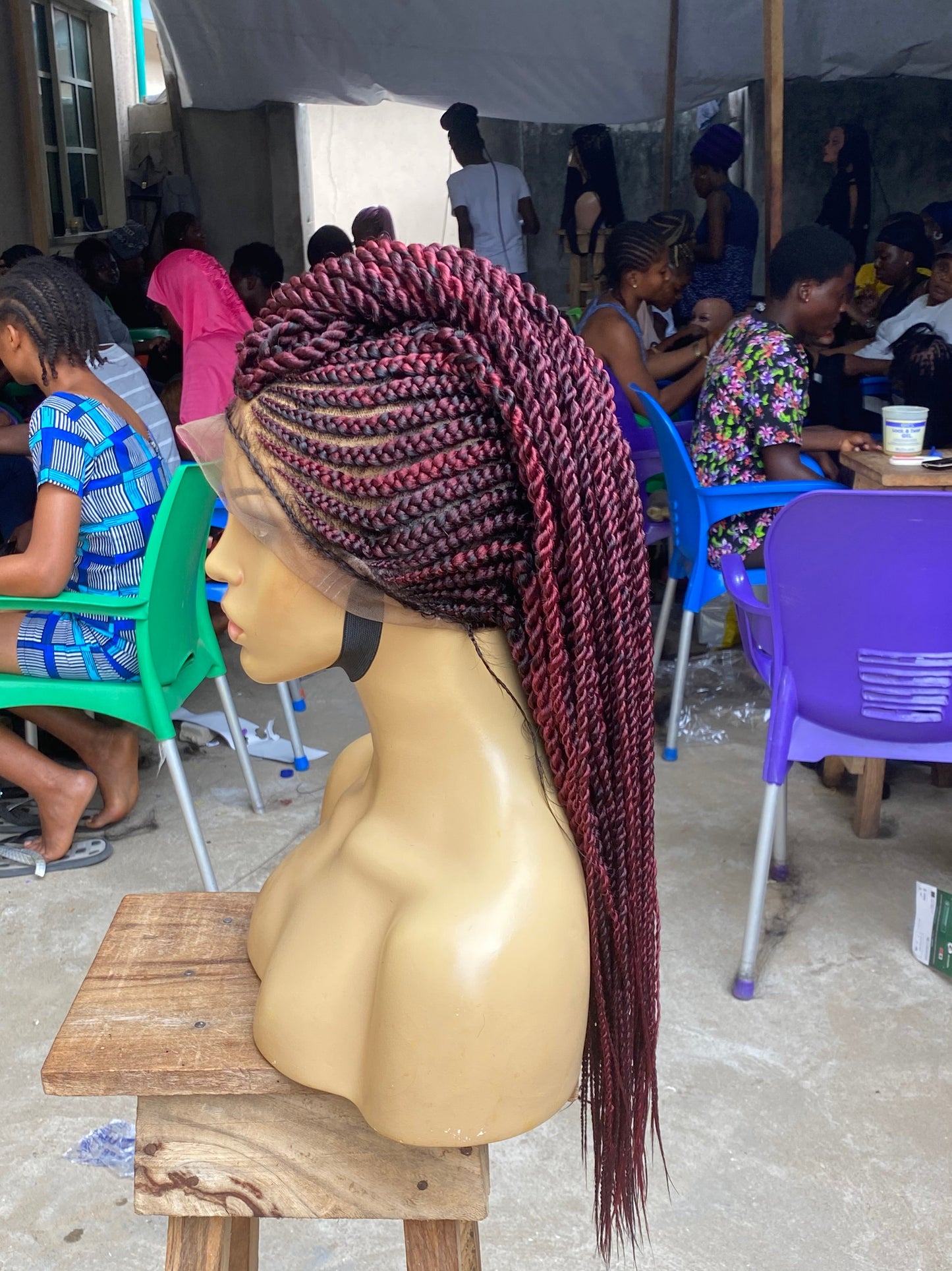 Cornrow Braid Wig - Full Lace - Tega