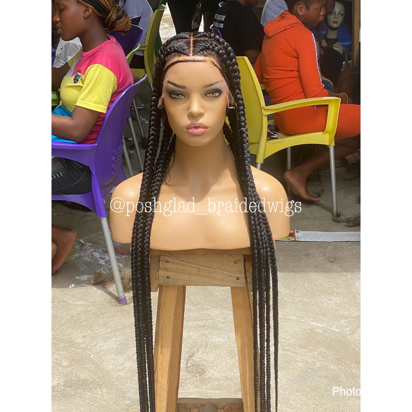 Pop Smoke Wig "Full Lace" Black Color