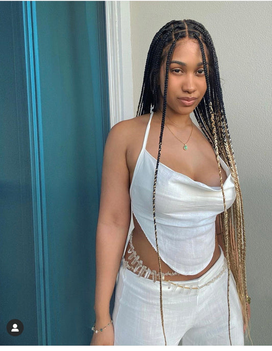 Shade Knotless Wig "Ombre Color" Medium Brown Full Lace