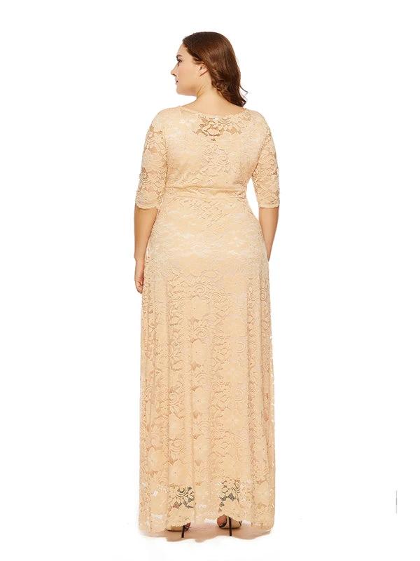 Plus size women's new elegant lace dress by Lady Ros