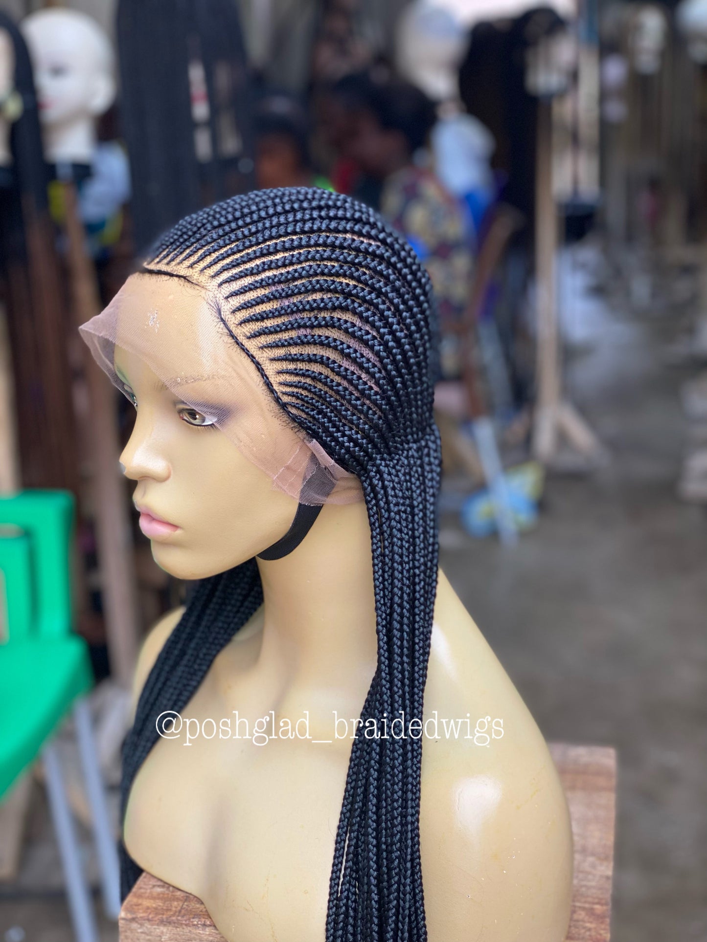 Cornrow Braid Wig (Ready to Ship) - Aisha