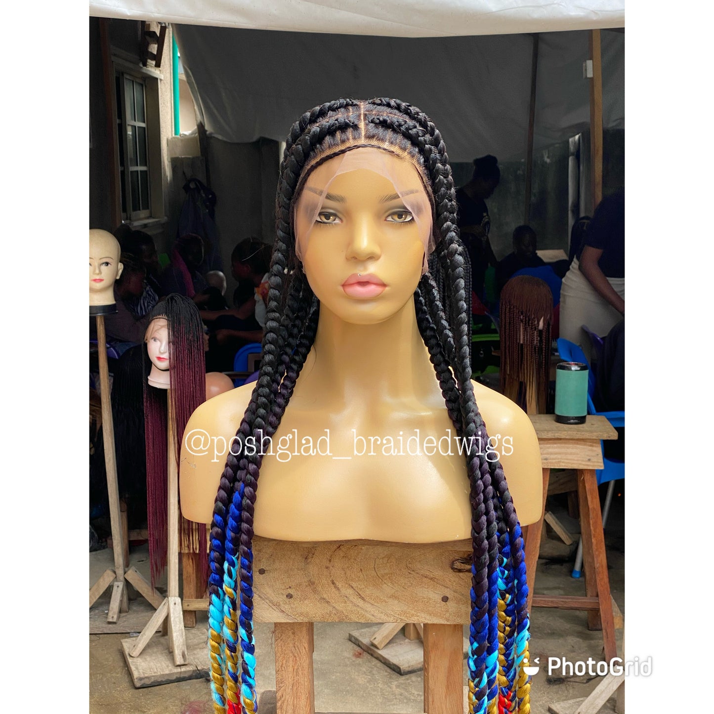 Pop Smoke Wig "Black Ombre" Full Lace - Dora