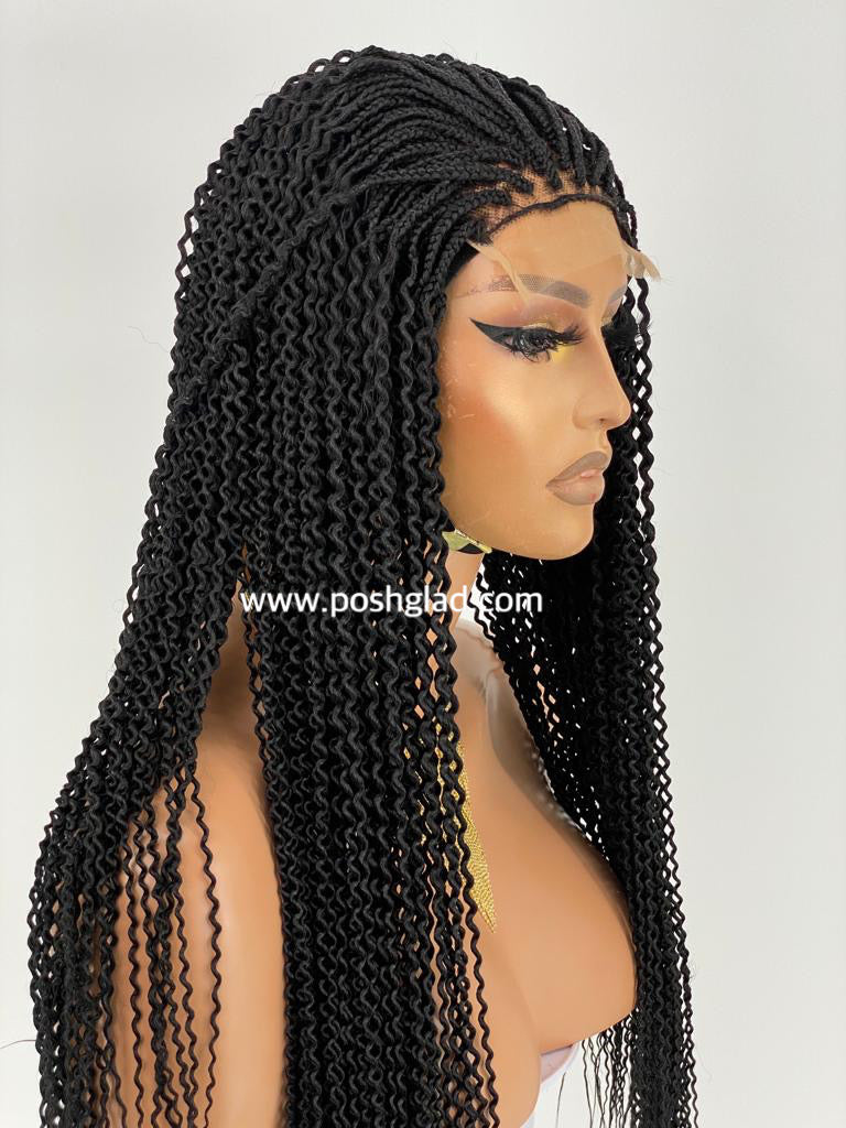 Watermelon Twist Braid - Lace Closure 4x4 - Oluchi