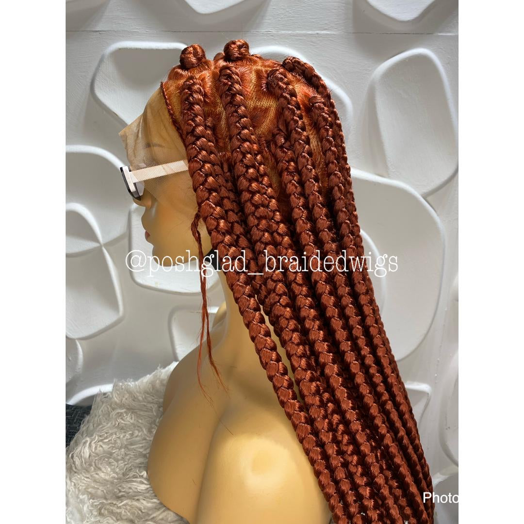 Carin  JUMBO IN COPPER RED (FULL LACE)