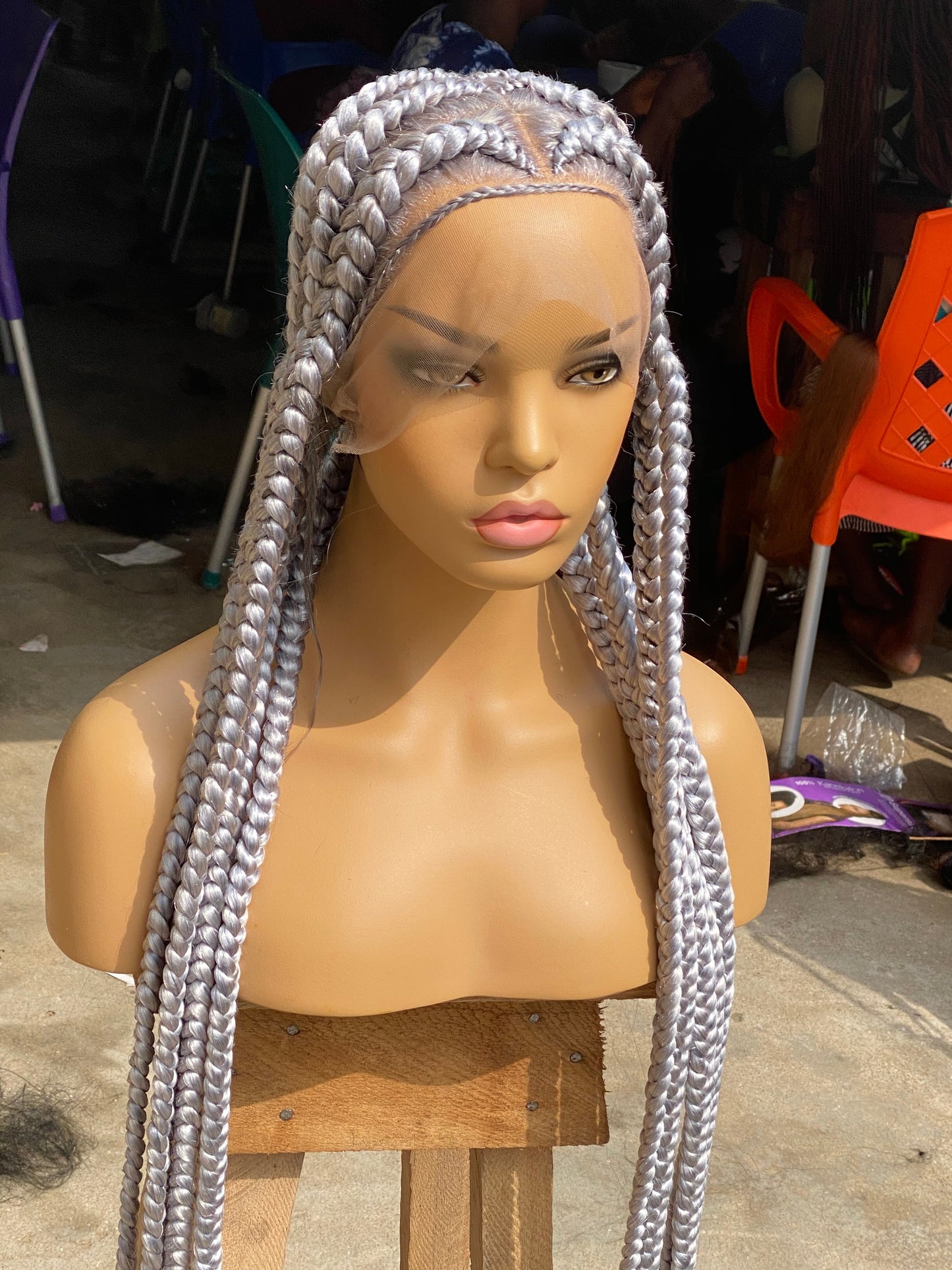 POP SMOKE IN Silver/ ash blonde