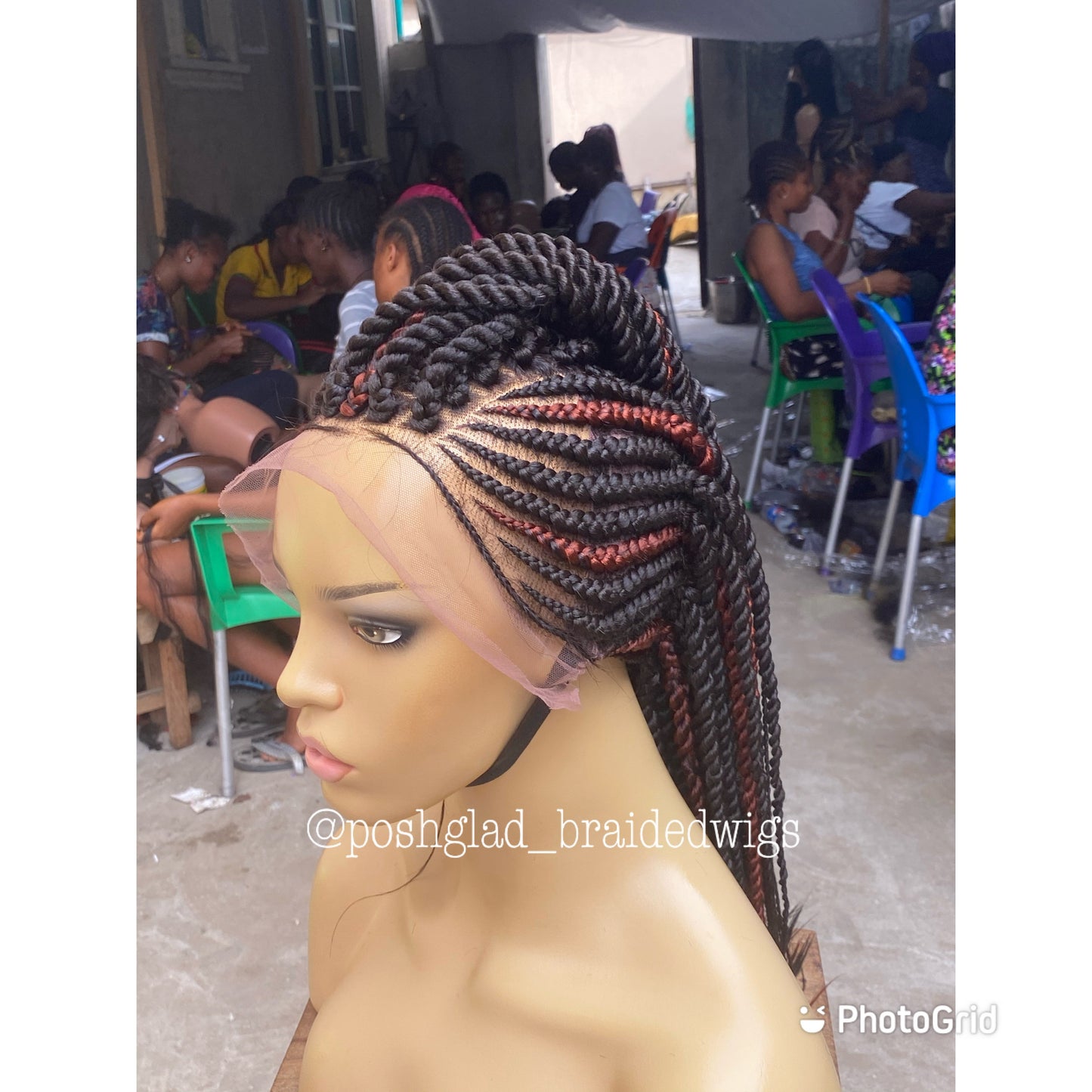 Cornrow Twist Braids - Tamaira