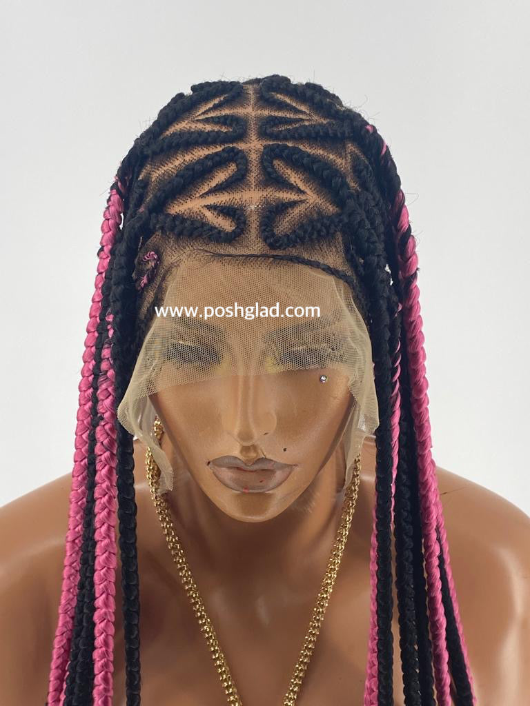Cornrow - Miss Pink - Ready to ship