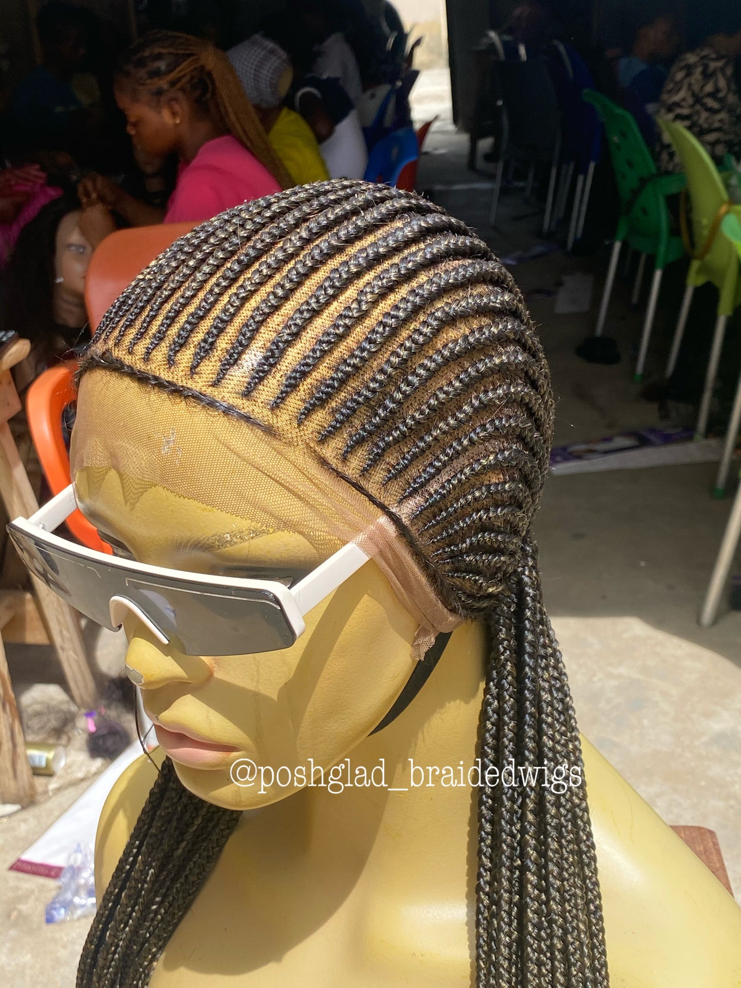 Feedin Braid Wig - Aisha cornrow