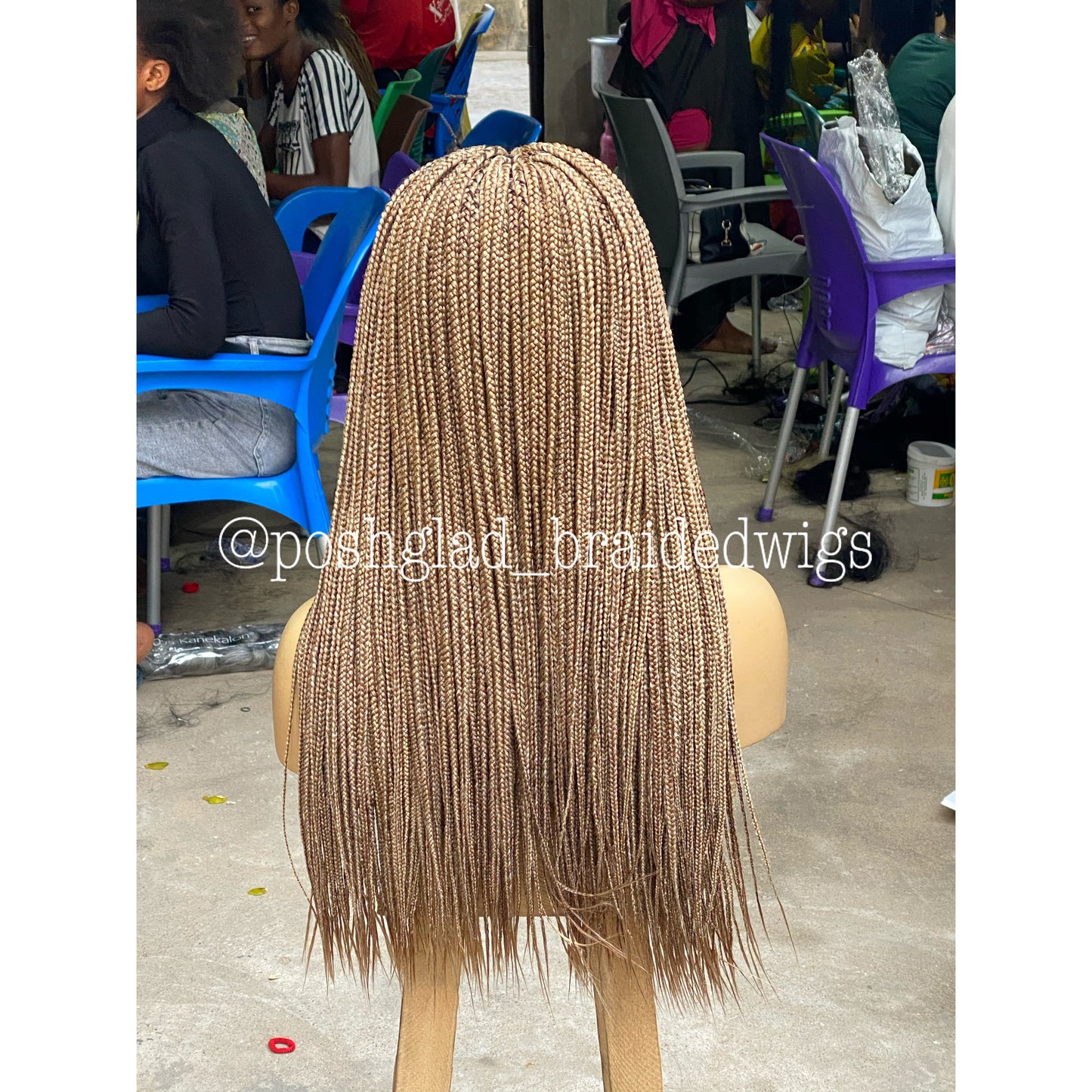 13 by 4 Frontal Box Braid Wig - Ife