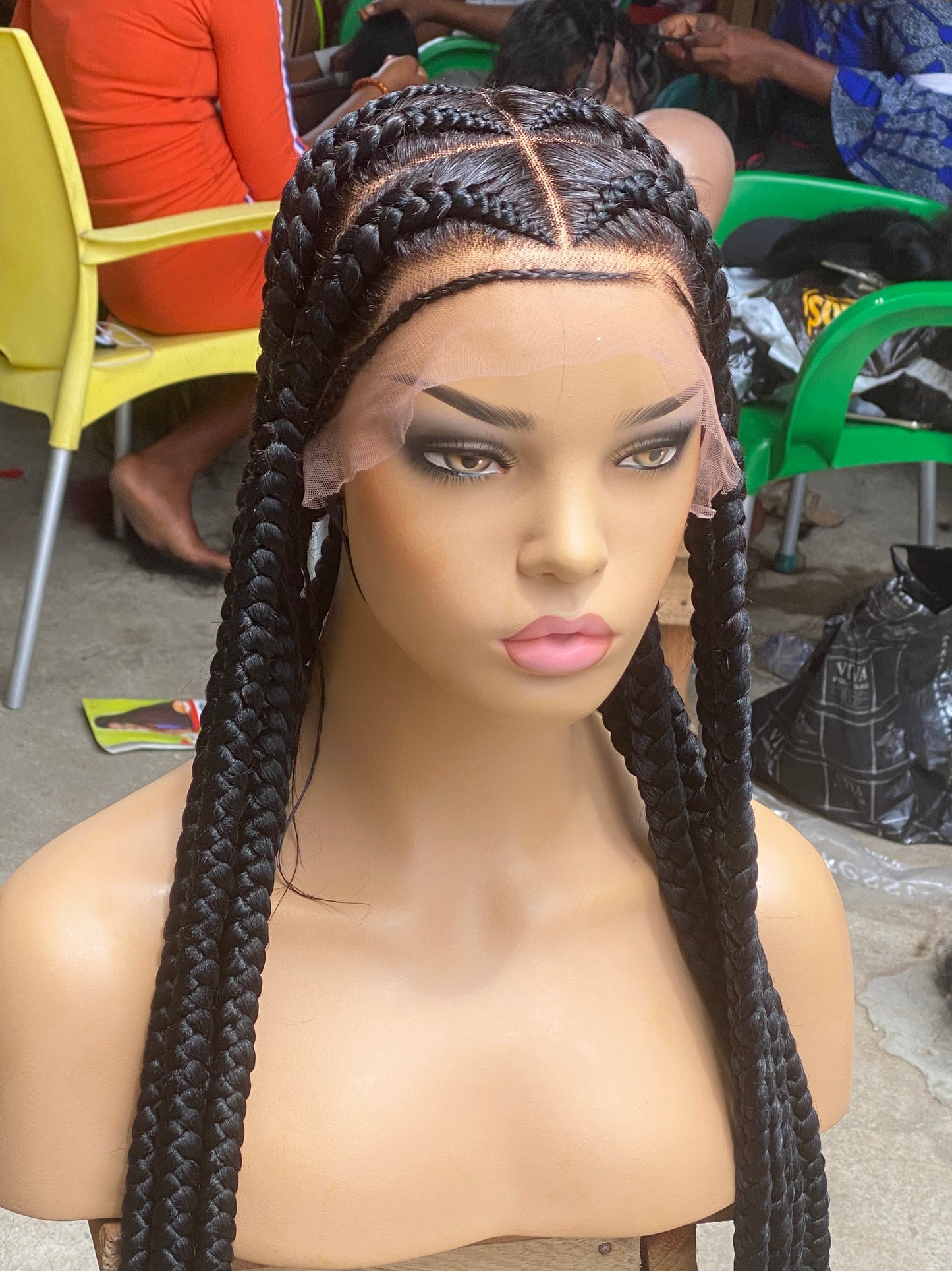 Pop Smoke Wig "Full Lace" Black Color