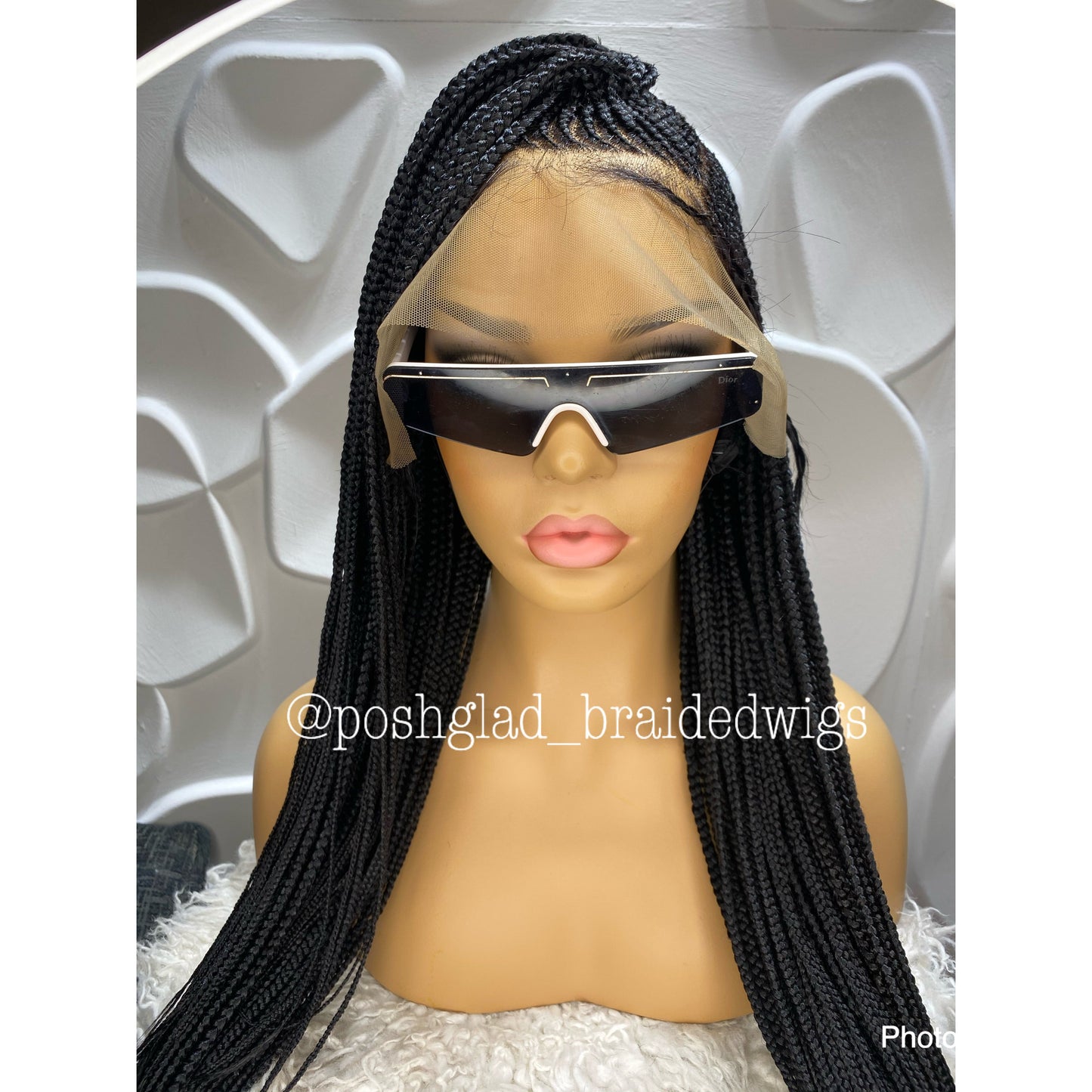 Cornrow Braid Wig (13x6 Lace Frontal) - Cele