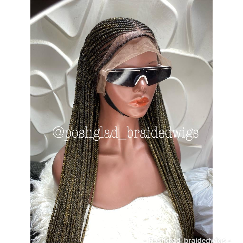 Cornrow Braid Wig - Full Lace - Abina