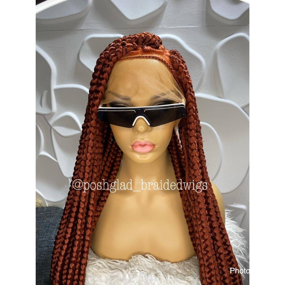 Carin  JUMBO IN COPPER RED (FULL LACE)