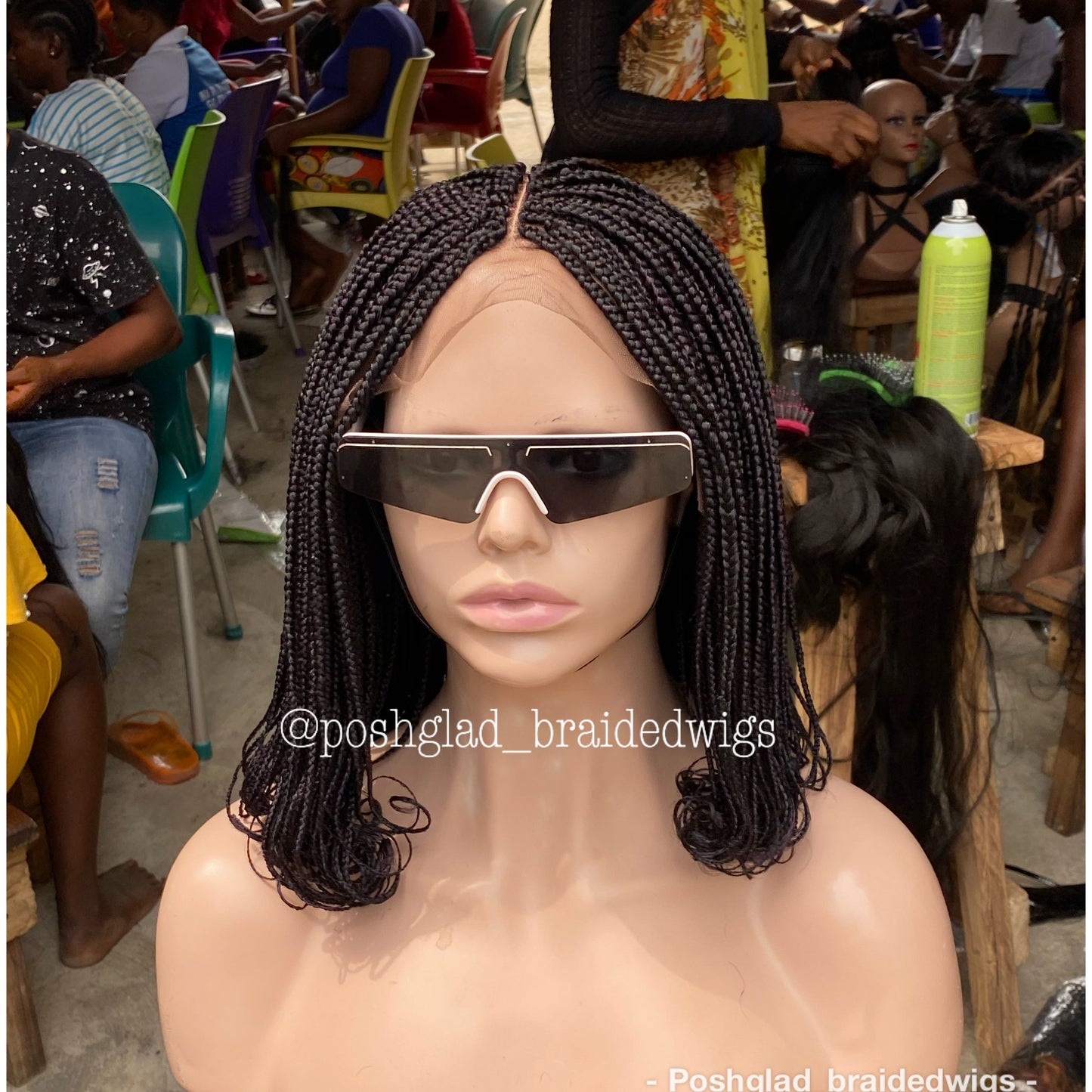 Bob Braid Wig - 13x4 Lace Frontal - Kadijah