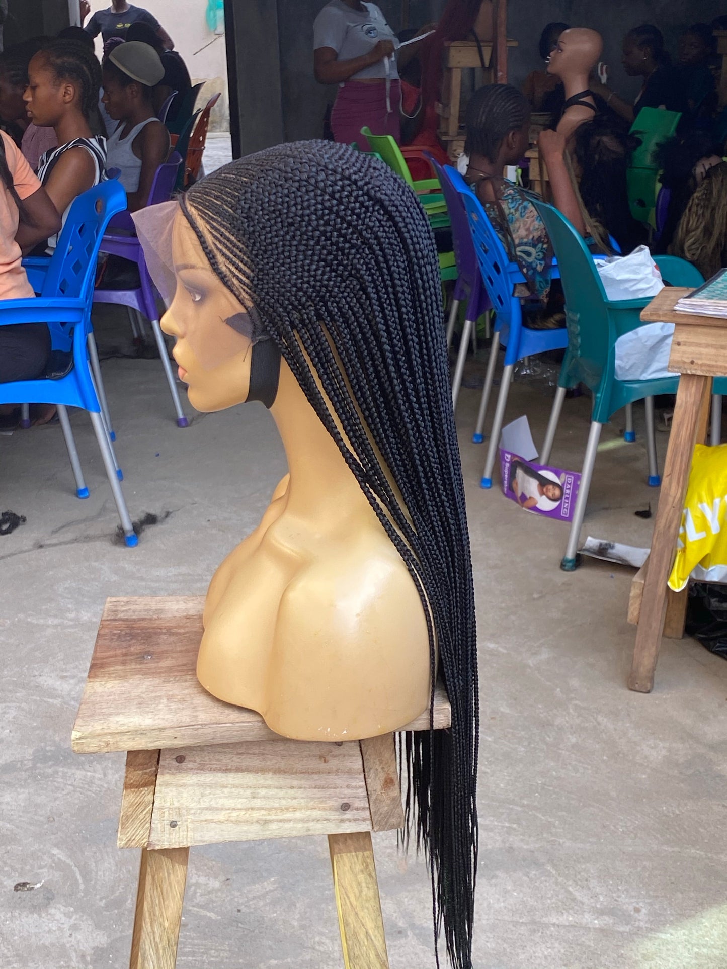 Cornrow Braid Wig - 13x6 Lace Frontal - Laraba