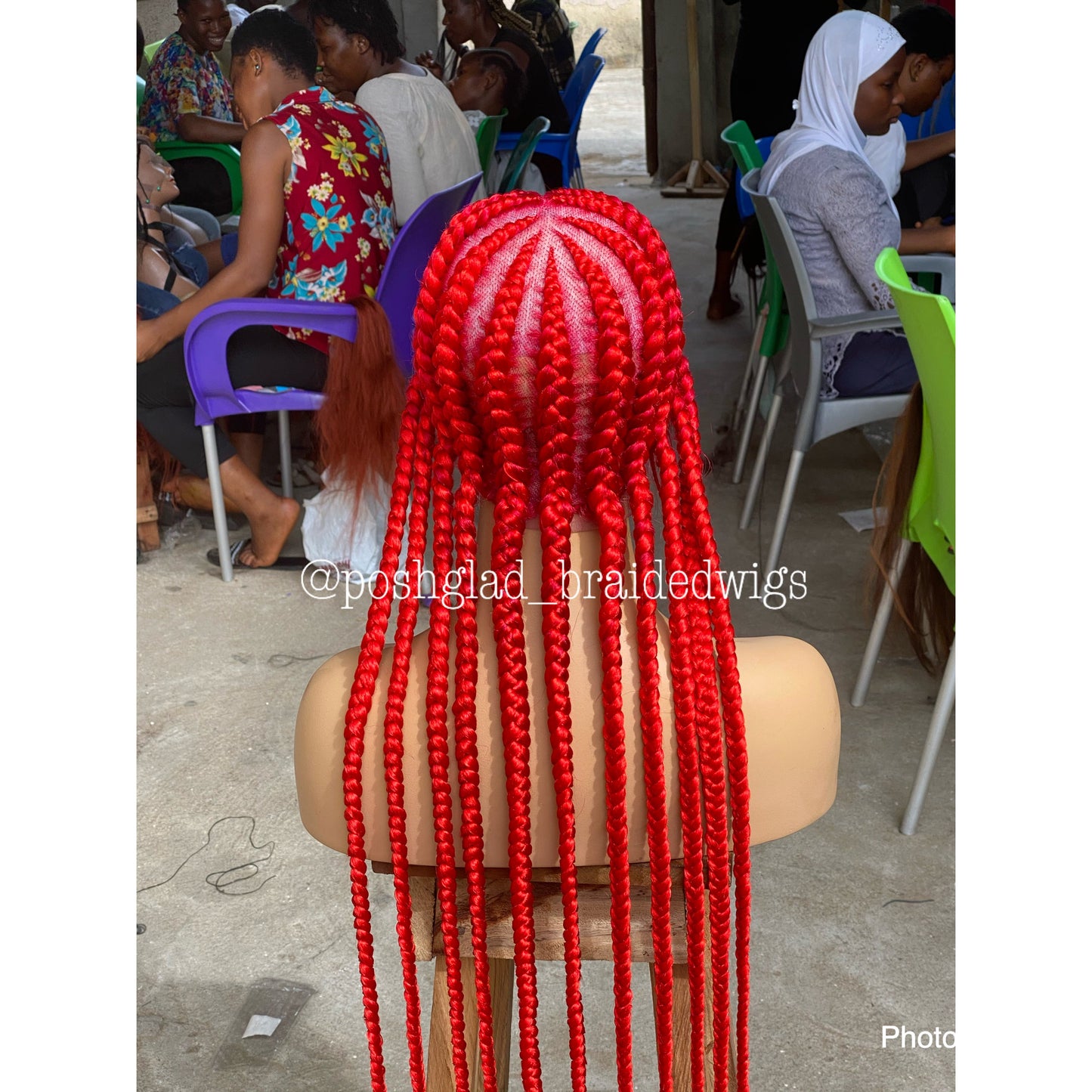 POP SMOKE IN FIRE RED